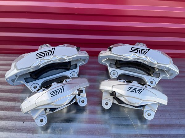 2018 SUBARU WRX STI TYPE RA 6/2 POT BREMBO BRAKE CALIPERS & ROTORS 31K MILES - Image 2