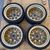 2018 SUBARU WRX STI TYPE RA GOLD FORGED BBS WHEELS RIMS & TIRES 19X8.5 +55 5X114 - Image 10