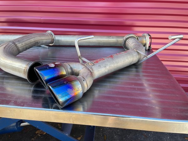 2015-2021 SUBARU WRX & STI EXTREME TURBO SYSTEMS ETS CATBACK EXHAUST W/ BLUE TIP - Image 8