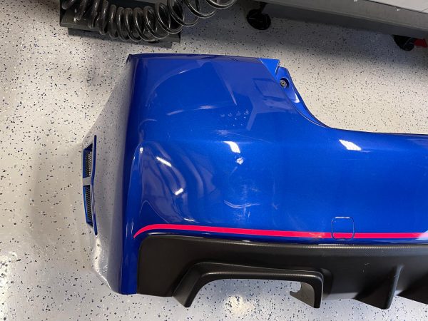 2018 SUBARU WRX STI TYPE RA REAR BUMPER COVER ASSY WORLD RALLY BLUE OEM #262/500 - Image 8