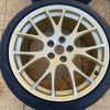 2018 SUBARU WRX STI TYPE RA GOLD FORGED BBS WHEELS RIMS & TIRES 19X8.5 +55 5X114 - Image 8
