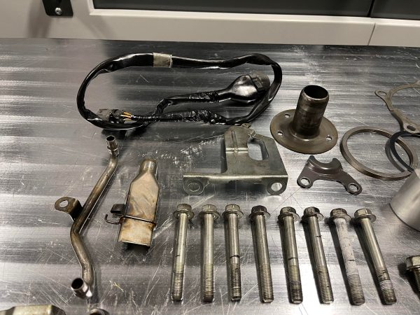 2008-2021 SUBARU WRX STI 6 SPEED TRANSMISSION MISC BOLTS HARDWARE LINES BRACKETS - Image 2