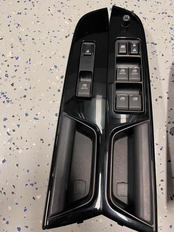 2018 SUBARU WRX STI TYPE RA PIANO BLACK FRONT & REAR WINDOW DOOR SWITCHES SET OE - Image 3