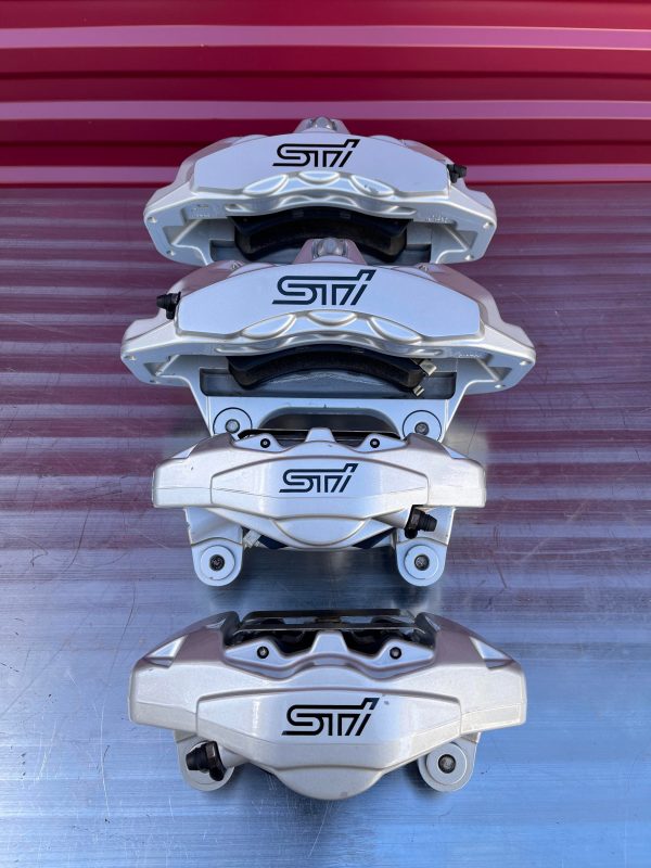 2018 SUBARU WRX STI TYPE RA 6/2 POT BREMBO BRAKE CALIPERS & ROTORS 31K MILES - Image 8