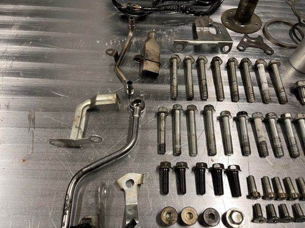 2008-2021 SUBARU WRX STI 6 SPEED TRANSMISSION MISC BOLTS HARDWARE LINES BRACKETS - Image 4