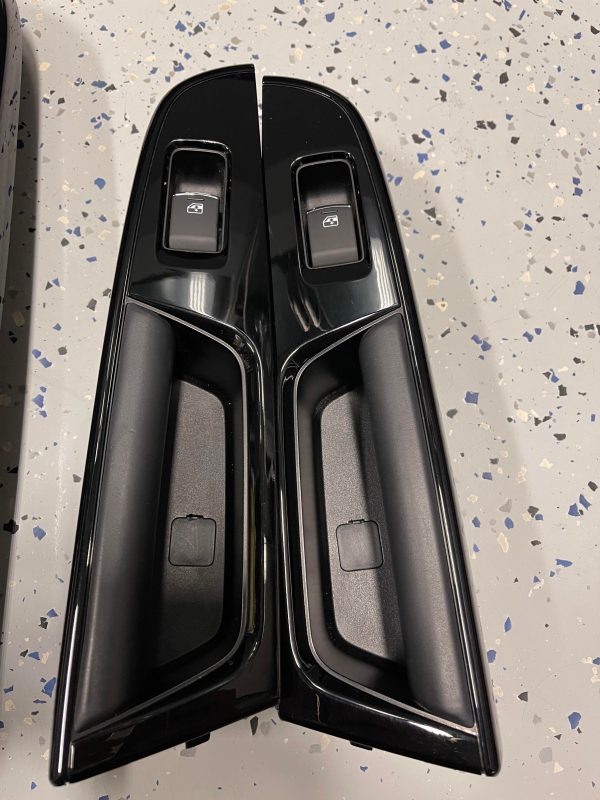 2018 SUBARU WRX STI TYPE RA PIANO BLACK FRONT & REAR WINDOW DOOR SWITCHES SET OE - Image 4