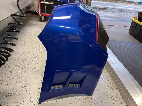 2018 SUBARU WRX STI TYPE RA REAR BUMPER COVER ASSY WORLD RALLY BLUE OEM #262/500 - Image 3