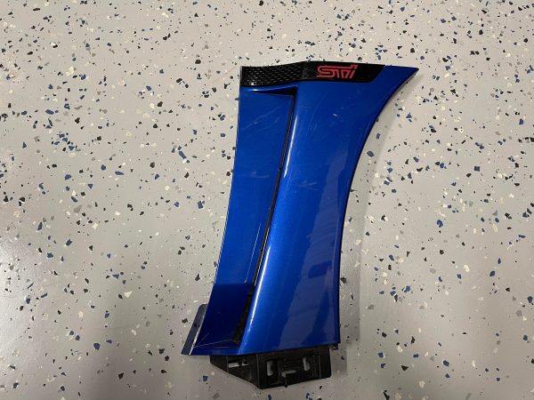 2018 SUBARU WRX STI TYPE RA RH FENDER GARNISH TRIM WRB BLUE PASSENGERS SIDE OEM