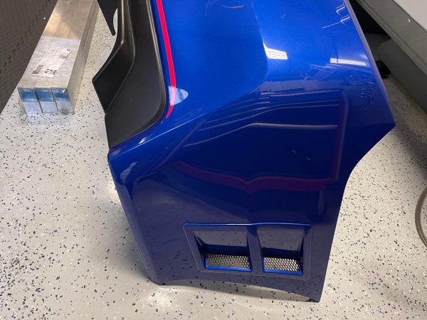 2018 SUBARU WRX STI TYPE RA REAR BUMPER COVER ASSY WORLD RALLY BLUE OEM #262/500 - Image 5
