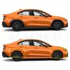 SUBIE AUTO PARTS 2022 SUBARU WRX PAINT MATCHED FENDER FLARES ARCHES GARNISH SET PRE-SALE