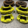 2018-2021 SUBARU WRX STI 6 POT FRONT & REAR BREMBO BRAKE CALIPERS KIT 24K MILES - Image 4