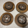 2018-2021 SUBARU WRX STI 6 POT FRONT & REAR BREMBO BRAKE CALIPERS KIT 24K MILES - Image 12