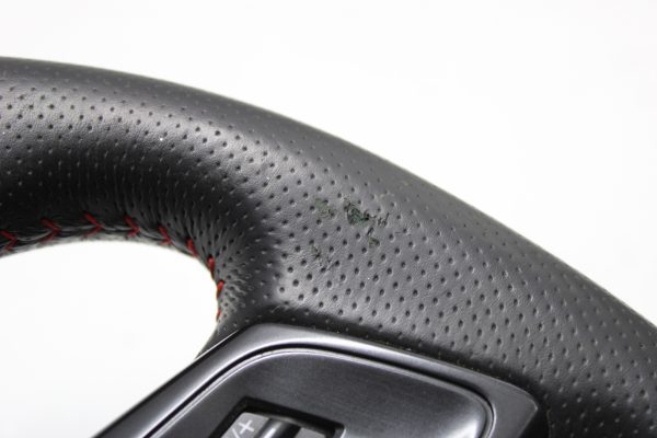 2015-2021 SUBARU WRX STI STEERING WHEEL ASSEMBLY LEATHER RED STITCHED OEM - Image 9