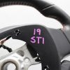 2015-2021 SUBARU WRX STI STEERING WHEEL ASSEMBLY LEATHER RED STITCHED OEM - Image 11