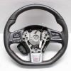 2015-2021 SUBARU WRX STI STEERING WHEEL ASSEMBLY RED STITCHED OEM