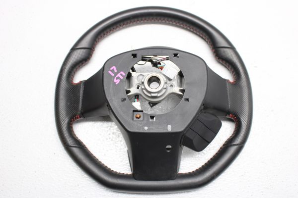 2015-2021 SUBARU WRX STI STEERING WHEEL ASSEMBLY RED STITCHED OEM - Image 12