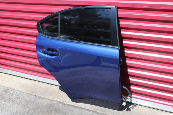 2015-2021 SUBARU WRX & STI REAR RH DOOR ASSEMBLY PASSENGER SIDE LAPIS BLUE OEM - Image 3