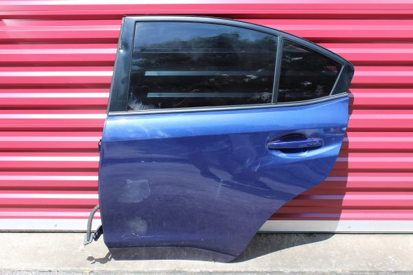2015-2021 SUBARU WRX & STI REAR LH DOOR ASSEMBLY DRIVERS SIDE LAPIS BLUE OEM
