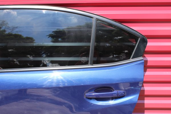 2015-2021 SUBARU WRX & STI REAR LH DOOR ASSEMBLY DRIVERS SIDE LAPIS BLUE OEM - Image 6