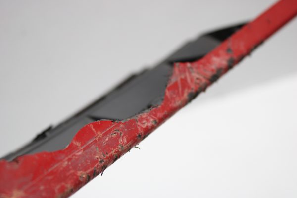 2015-2021 SUBARU WRX STI LH DRIVER SIDE FENDER GARNISH RED OEM - Image 11