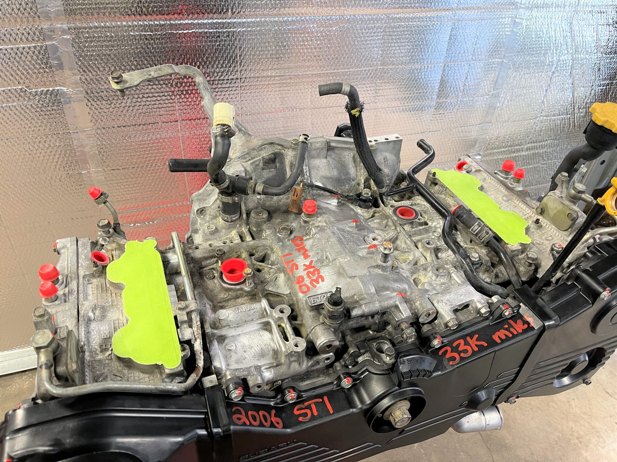 2004-2006 SUBARU WRX STI ENGINE LONG BLOCK MOTOR 33K MILES