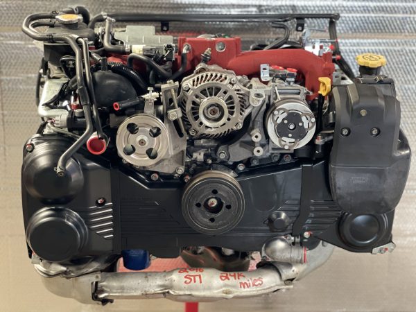 2008-2018 SUBARU WRX STI ENGINE MOTOR LONG BLOCK & VF48 TURBO EJ257 24K MILES