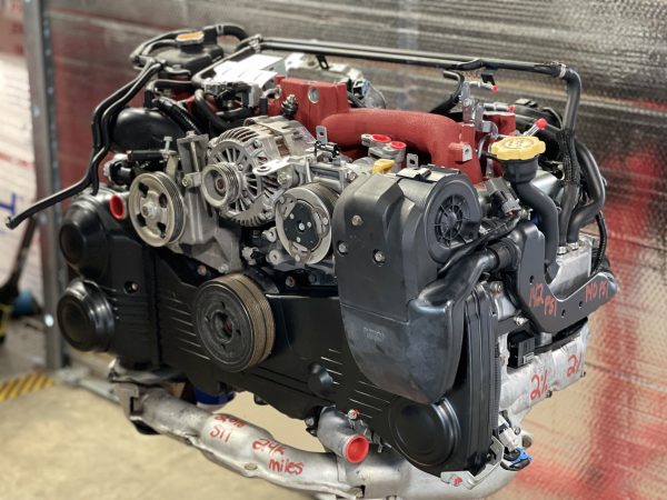 2008-2018 SUBARU WRX STI ENGINE MOTOR LONG BLOCK & VF48 TURBO EJ257 24K MILES - Image 3