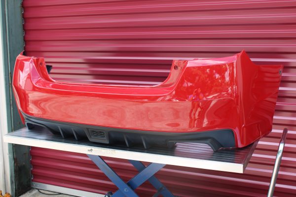 2015-2021 SUBARU WRX & STI REAR BUMPER COVER ASSEMBLY RED OEM - Image 3