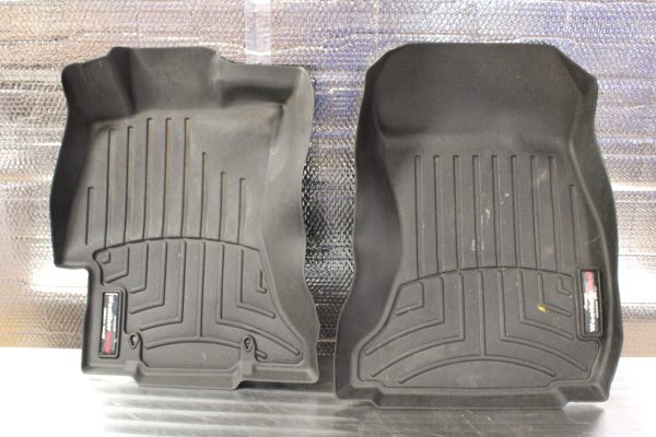 2015-2021 SUBARU WRX & STI FRONT WEATHER TECH RUBBER FLOOR MATS BLACK LH/RH