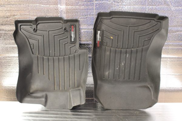 2015-2021 SUBARU WRX & STI FRONT WEATHER TECH RUBBER FLOOR MATS BLACK LH/RH - Image 2