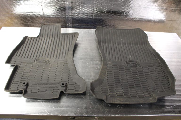 20152021 SUBARU WRX & STI RUBBER ALL WEATHER INTERIOR FLOOR MATS FRONT LH/RH OEM
