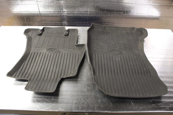 2015-2021 SUBARU WRX & STI RUBBER ALL WEATHER INTERIOR FLOOR MATS FRONT LH/RH OEM - Image 2