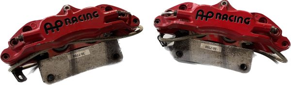 AP RACING FRONT 4 PISTON BRAKE CALIPERS RED CP5200