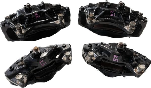 2008-2017 SUBARU WRX STI FRONT & REAR BREMBO BRAKE CALIPERS OEM 57K MILES - Image 4