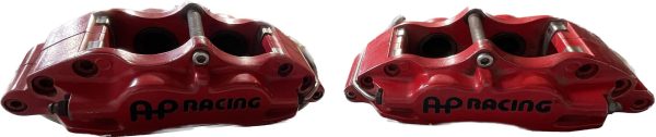 AP RACING FRONT 4 PISTON BRAKE CALIPERS RED CP5200 - Image 7