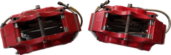 AP RACING FRONT 4 PISTON BRAKE CALIPERS RED CP5200 - Image 2