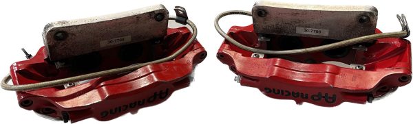AP RACING FRONT 4 PISTON BRAKE CALIPERS RED CP5200 - Image 5
