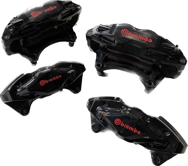 2008-2017 SUBARU WRX STI FRONT & REAR BREMBO BRAKE CALIPERS OEM 57K MILES - Image 12
