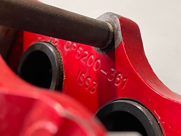 AP RACING FRONT 4 PISTON BRAKE CALIPERS RED CP5200 - Image 11