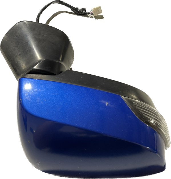2015-2021 SUBARU WRX STI RH SIDE VIEW MIRROR W/ TURN SIGNAL PASSENGER SIDE BLUE - Image 3