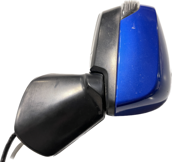 2015-2021 SUBARU WRX STI RH SIDE VIEW MIRROR W/ TURN SIGNAL PASSENGER SIDE BLUE - Image 2