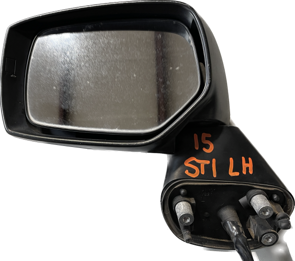 2015-2021 SUBARU WRX STI LH SIDE VIEW MIRROR W/ TURN SIGNAL DRIVERS SIDE BLUE - Image 5