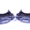 2008-2017 SUBARU WRX STI 4 POT BLACK FRONT BREMBO BRAKE CALIPERS LH/RH OEM - Image 9