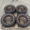 2020 SUBARU BRZ TS MATTE BRONZE STI WHEELS RIMS & TIRES OEM 5X100 18X7.5 +48