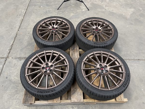 2020 SUBARU BRZ TS MATTE BRONZE STI WHEELS RIMS & TIRES OEM 5X100 18X7.5 +48
