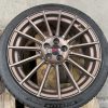 2020 SUBARU BRZ TS MATTE BRONZE STI WHEELS RIMS & TIRES OEM 5X100 18X7.5 +48 - Image 8