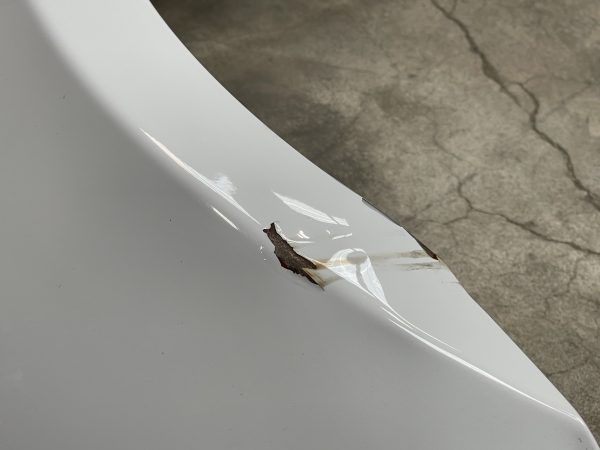 2020 SUBARU BRZ TS LH FENDER ASSEMBLY DRIVERS SIDE CERAMIC WHITE OEM *DAMAGED* - Image 7
