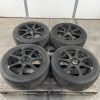 AFTERMARKET BLACK WHEELS RIMS & TIRES 5X100/5X114 BOLT PATTERN 17X7.5 +45 OFFSET