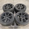 AFTERMARKET BLACK WHEELS RIMS & TIRES 5X100/5X114 BOLT PATTERN 17X7.5 +45 OFFSET - Image 2