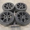 AFTERMARKET BLACK WHEELS RIMS & TIRES 5X100/5X114 BOLT PATTERN 17X7.5 +45 OFFSET - Image 4